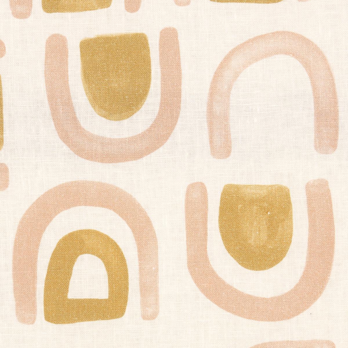 THRESHOLD PRINTED LINEN_SALT & OCHRE