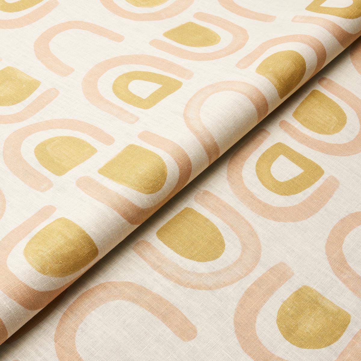 THRESHOLD PRINTED LINEN_SALT & OCHRE