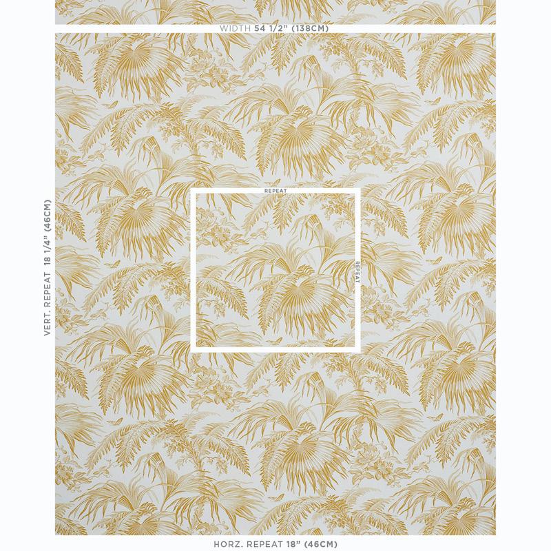 TOILE TROPIQUE_GOLD