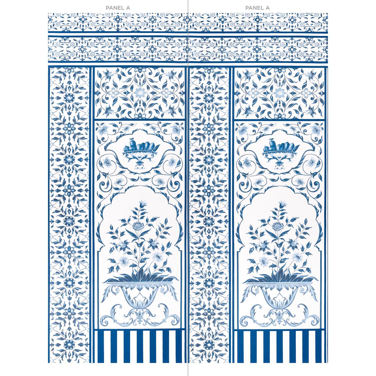 MUGHAL GARDEN PANEL A_BLUE