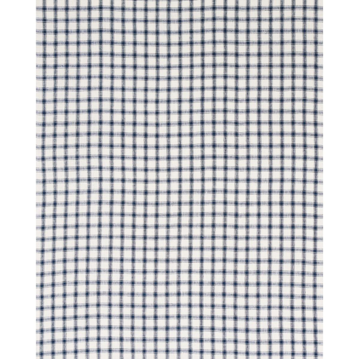 CRAWFORD LINEN CHECK_INDIGO