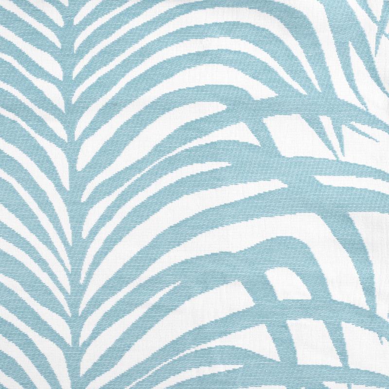 Zebra Palm Beach Towel_CERULEAN