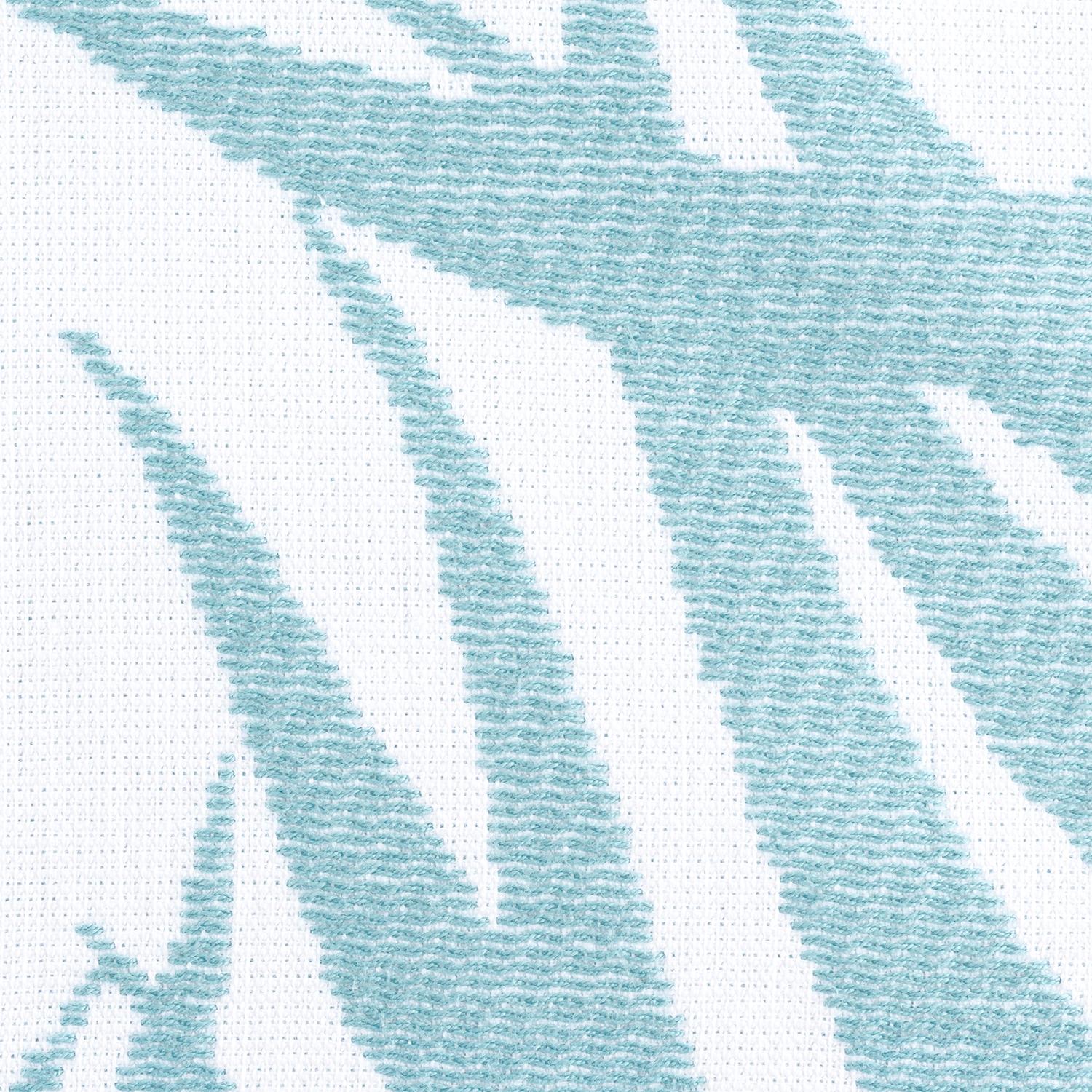 Zebra Palm Beach Towel_CERULEAN