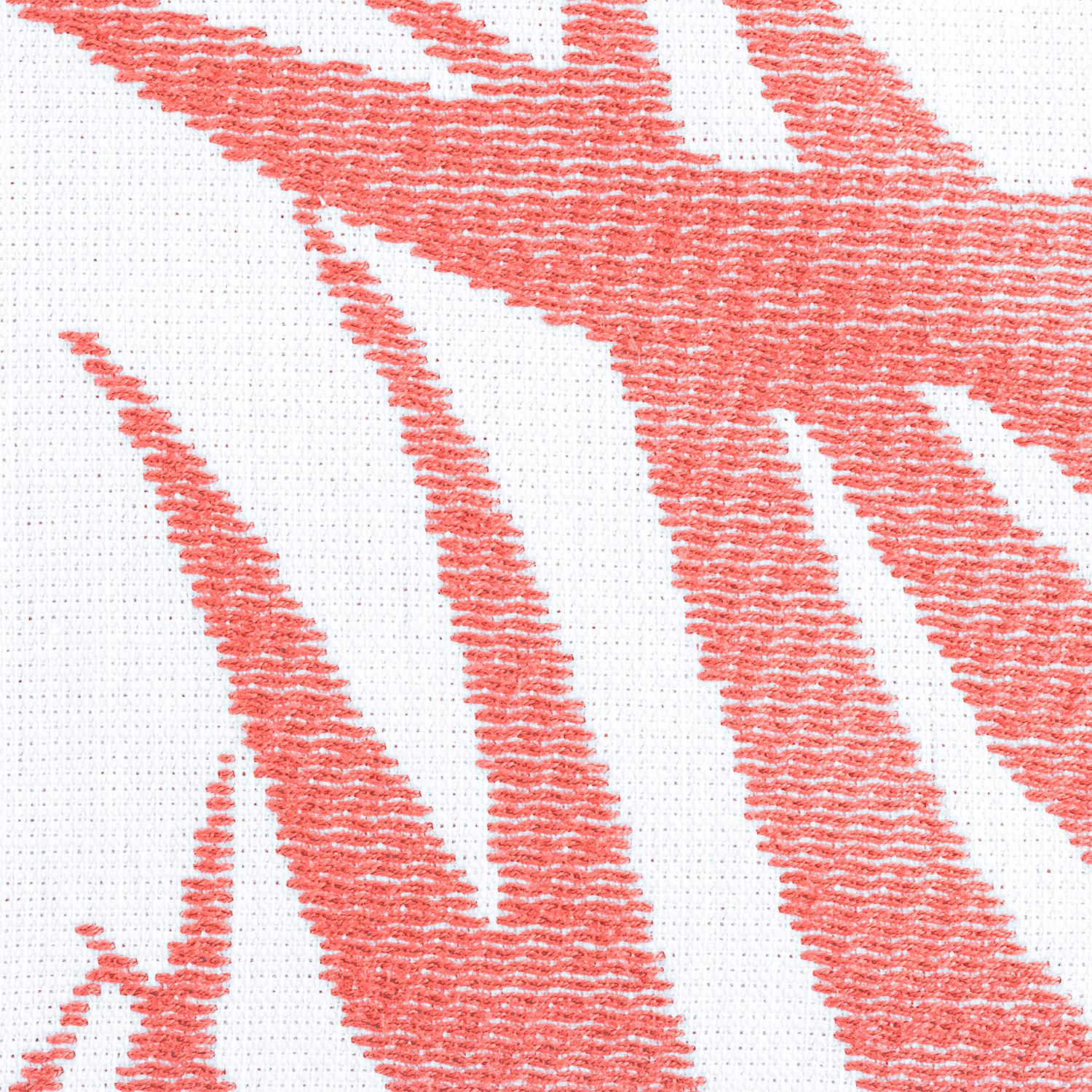 Zebra Palm Beach Towel_PINK CORAL