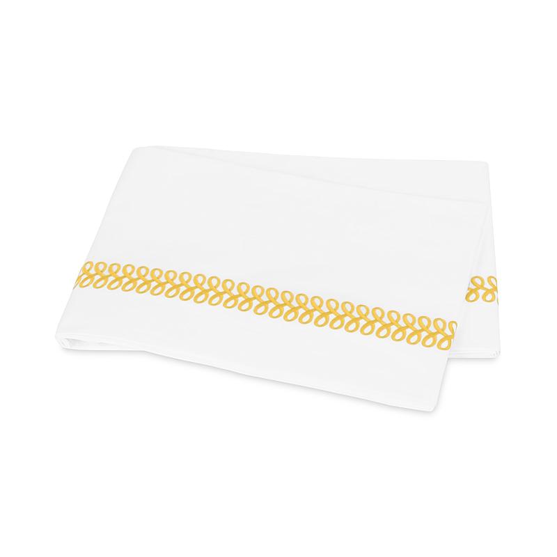 Astor Braid Flat Sheet_LEMON