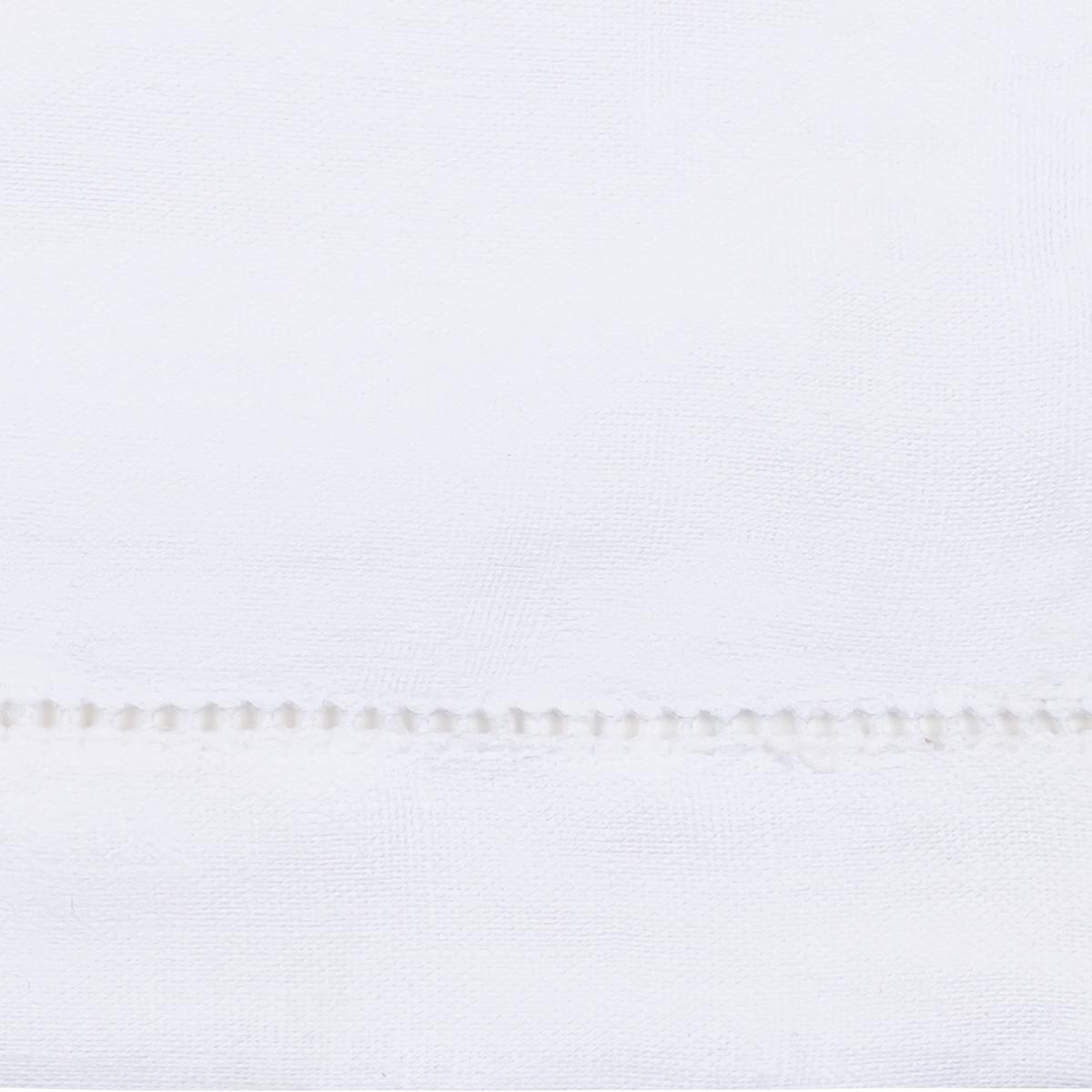 Roman Hemstitch Flat Sheet_WHITE