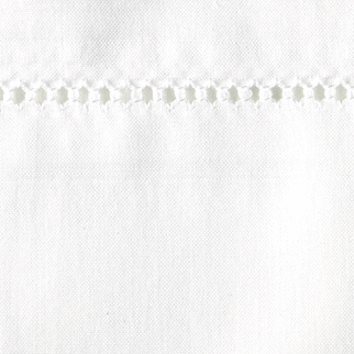 Luca Hemstitch Sham_WHITE