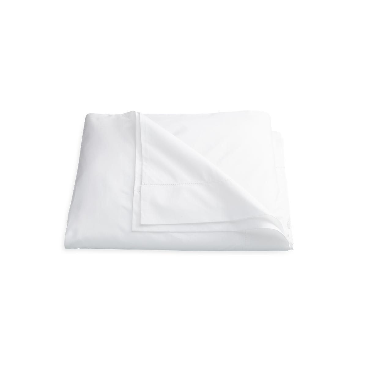 Luca Hemstitch Duvet Cover_WHITE