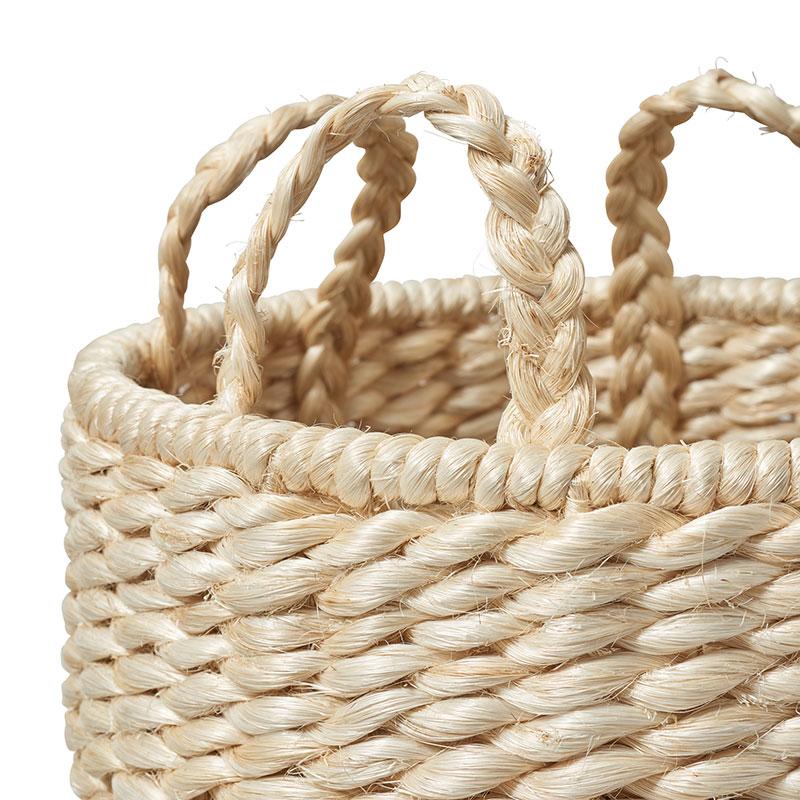 Lubid Abaca Basket_BLACK DIPPED