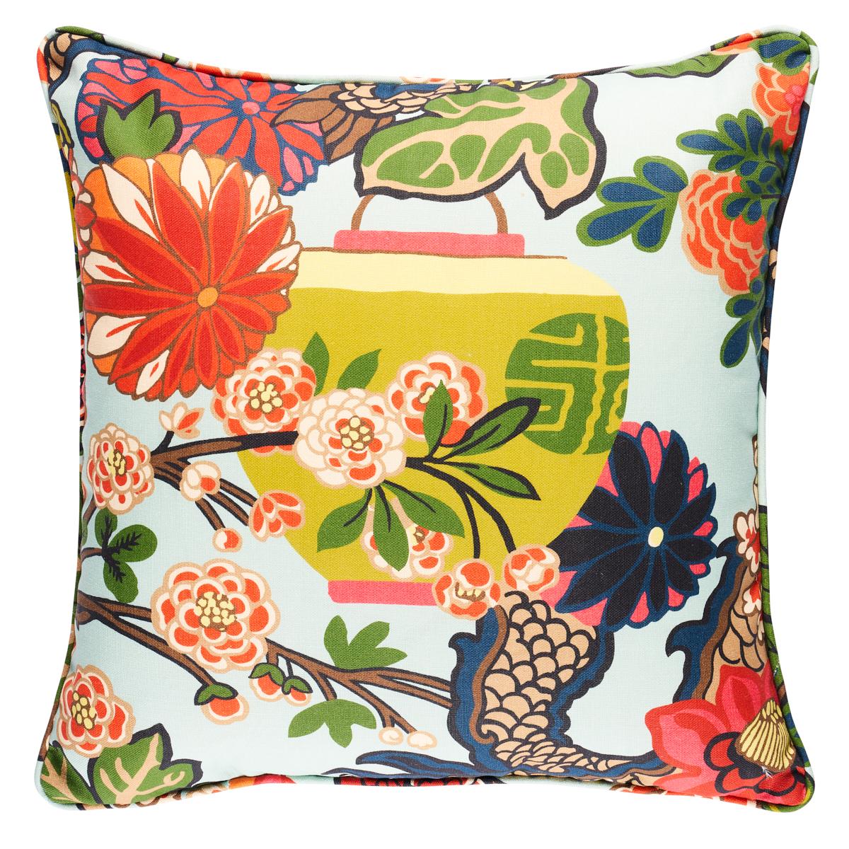 Chiang Mai Dragon I/O Pillow_AQUAMARINE