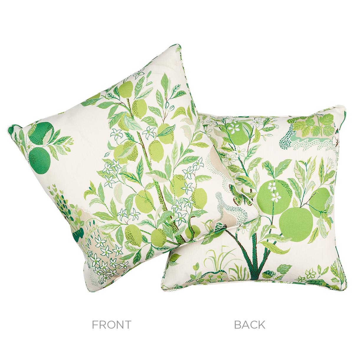 Citrus Garden Indoor/Outdoor Pillow_LEAF