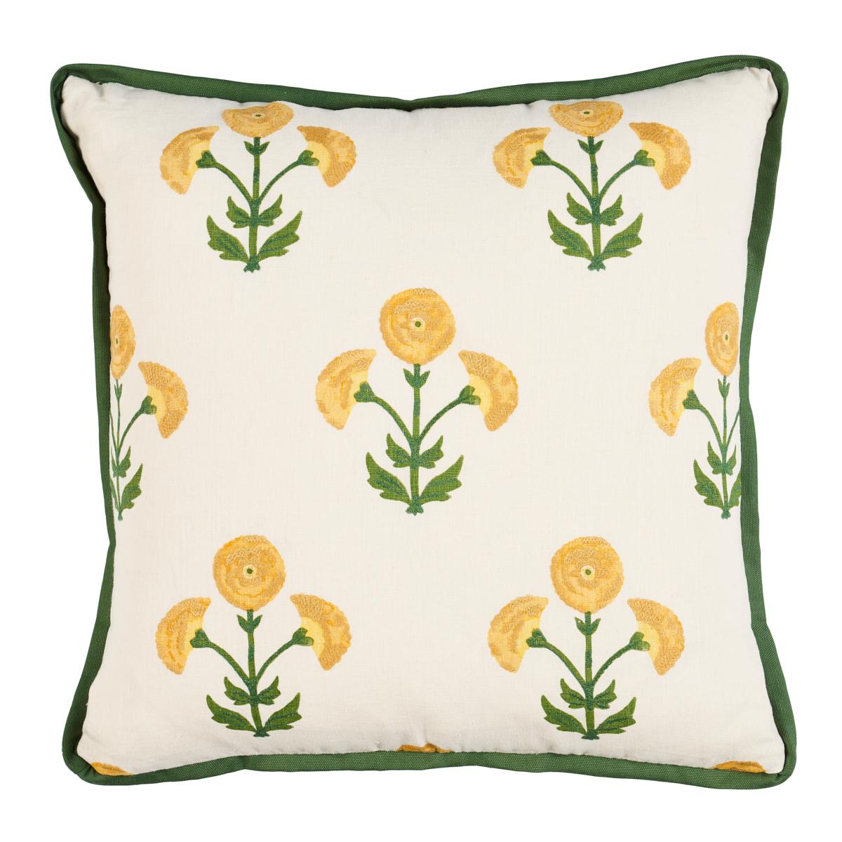 Saranda Flower Pillow_MARIGOLD