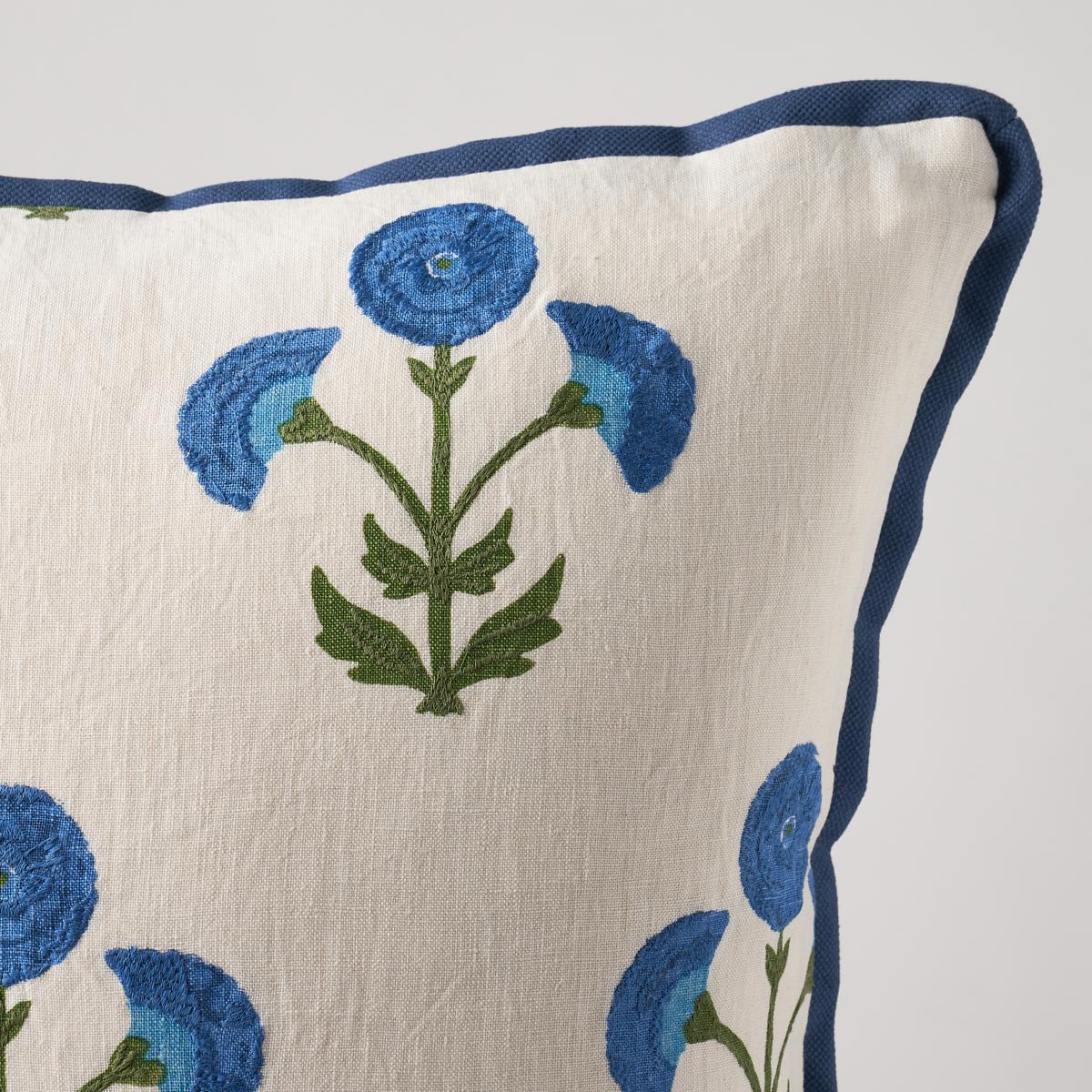 Saranda Flower Pillow_ROYAL