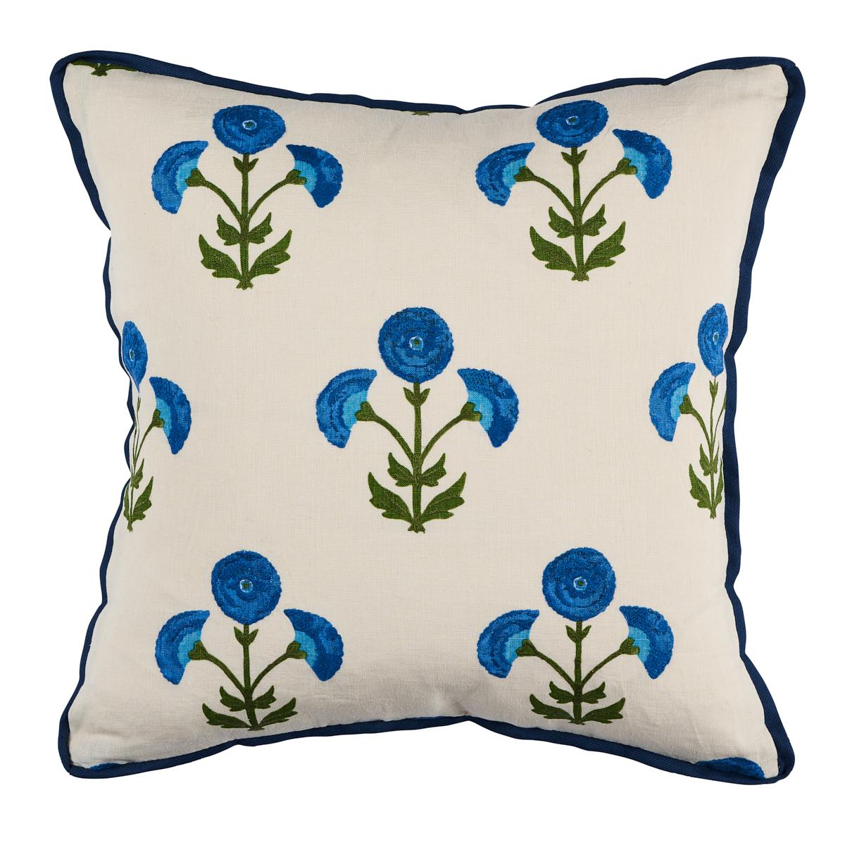 Saranda Flower Pillow_ROYAL