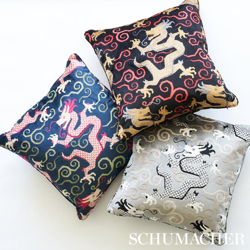 Bixi Velvet Pillow_SAPPHIRE