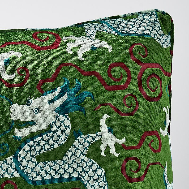 Bixi Velvet Pillow_EMERALD