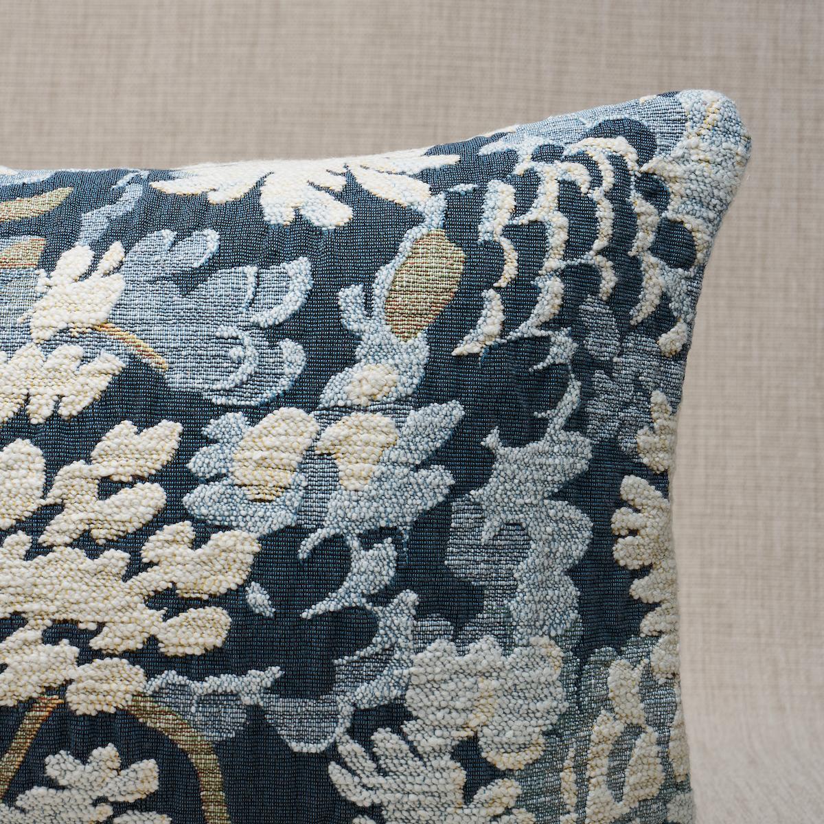 Verdure Tapestry Pillow_BLUE