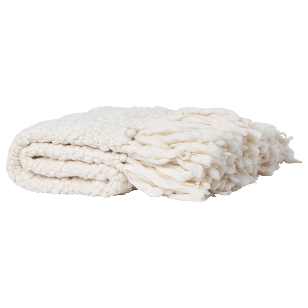 Cloud Wool Throw_OFF WHITE