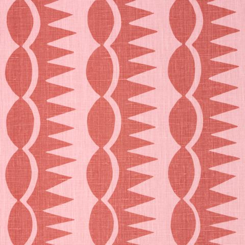 DAGGER STRIPE_RED ON PINK