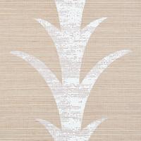 ACANTHUS STRIPE SISAL_FOG & CHALK