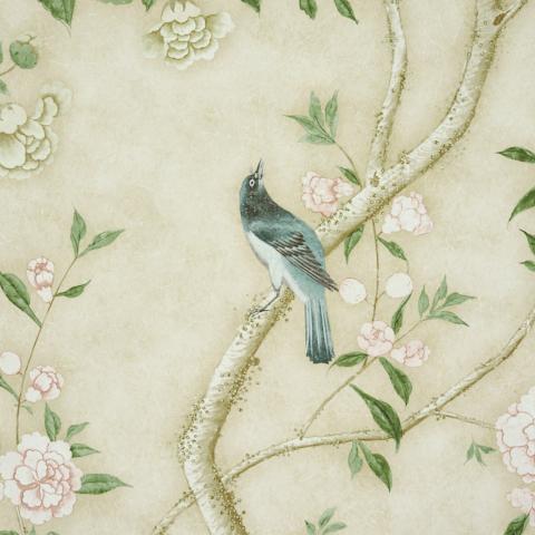 LES OISEAUX PANEL SET_PARCHMENT