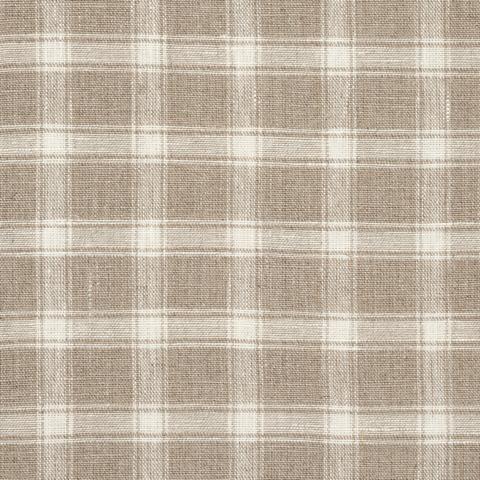 CRAWFORD LINEN CHECK_FLAX