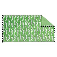 Leaping Leopard Beach Towel_GRASS