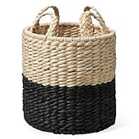 Lubid Abaca Basket_BLACK DIPPED