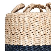 Lubid Abaca Basket_BLUE DIPPED