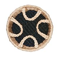 Lubid Abaca Basket_BLUE DIPPED