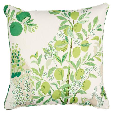 Citrus Garden Indoor/Outdoor Pillow_LEAF