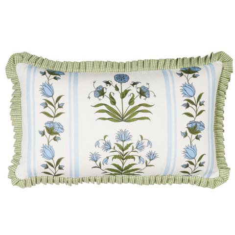 Royal Poppy Stripe Pillow_SKY