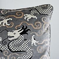 Bixi Velvet Pillow_SILVER