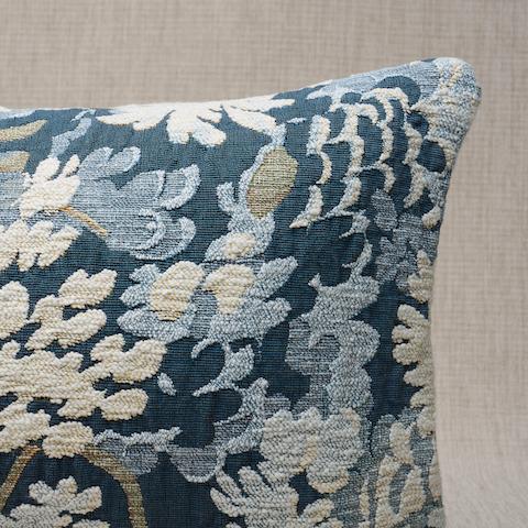 Verdure Tapestry Pillow_BLUE